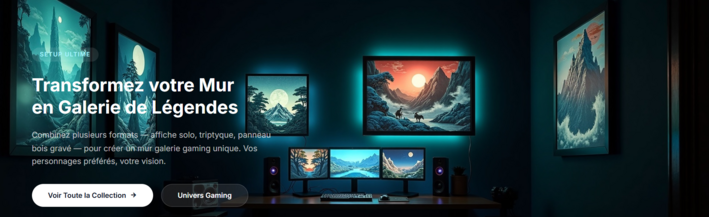 gaming art mural bannière 1
